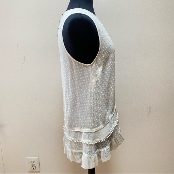 Proenza Schouler Cream Sleeveless Top - Picture 4 of 8